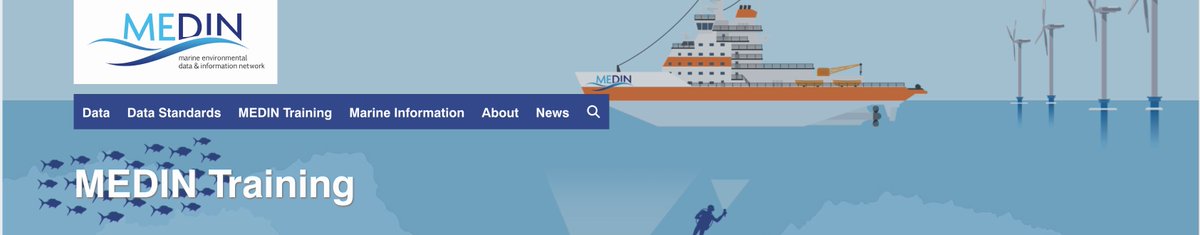 @MEDIN_marine holds free training workshops periodically throughout the year to improve the uptake, knowledge and use of MEDIN Data Guidelines and the MEDIN Discovery Metadata Standard ( workshops in June, September, November 2024 more info: bit.ly/3TRon43