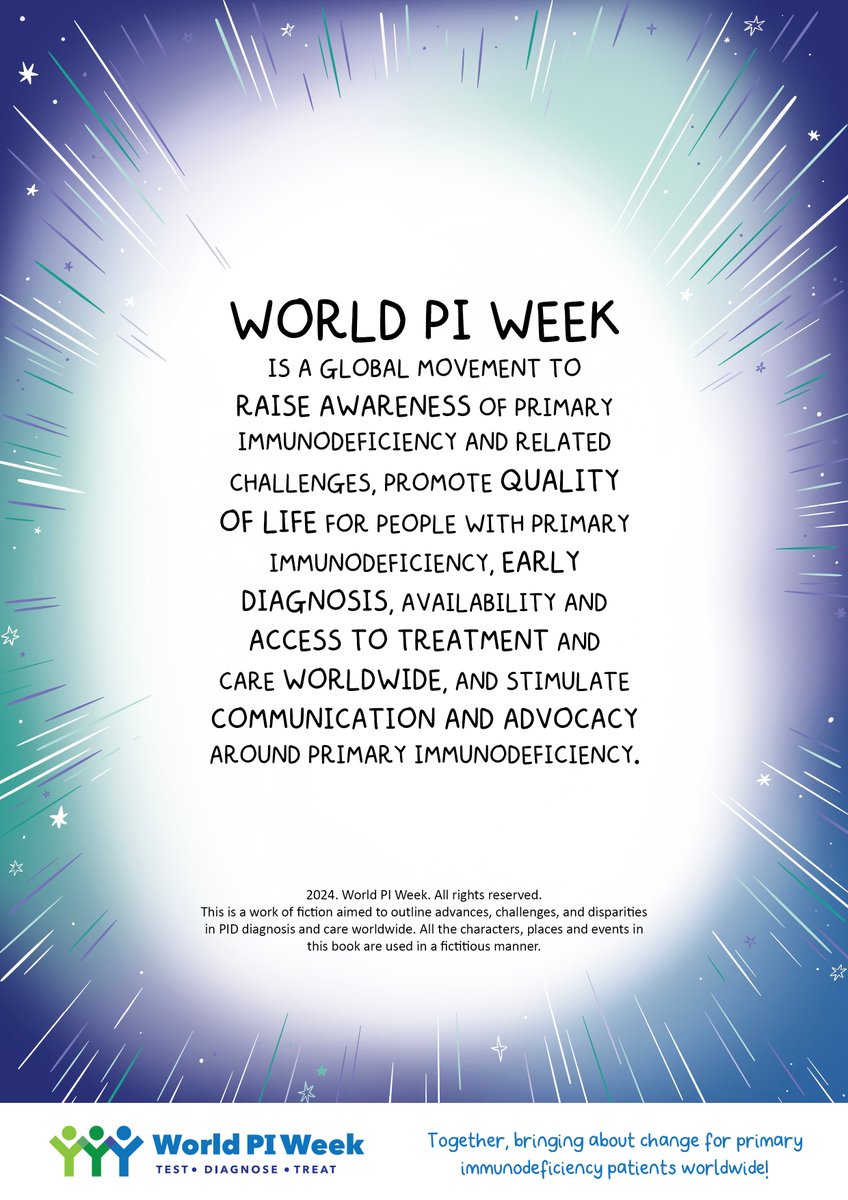 Chapter 1 of #WorldPIWeek comic book unveiled 🎉 Join Immuno-Y as he encounters Alex, a young boy with #PrimaryImmunodeficiency. 💪 For more: bit.ly/3PWLOrg