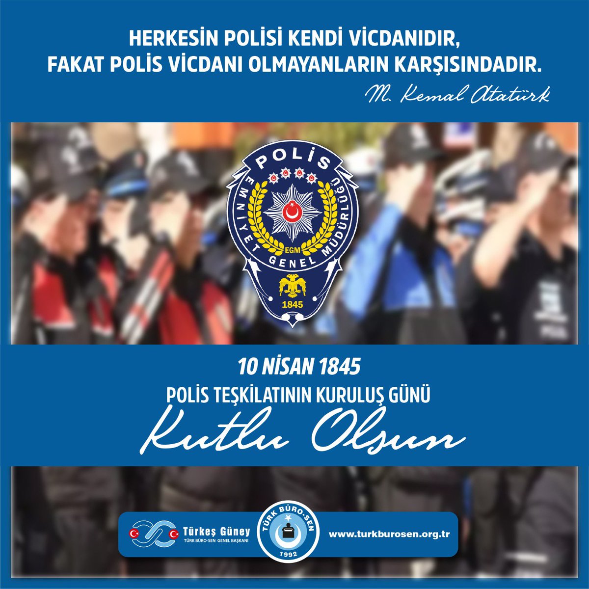 Polisimiz şamar oğlanı değildir. Devletimizin ve polisimizin yanındayız. #TürkPolisi