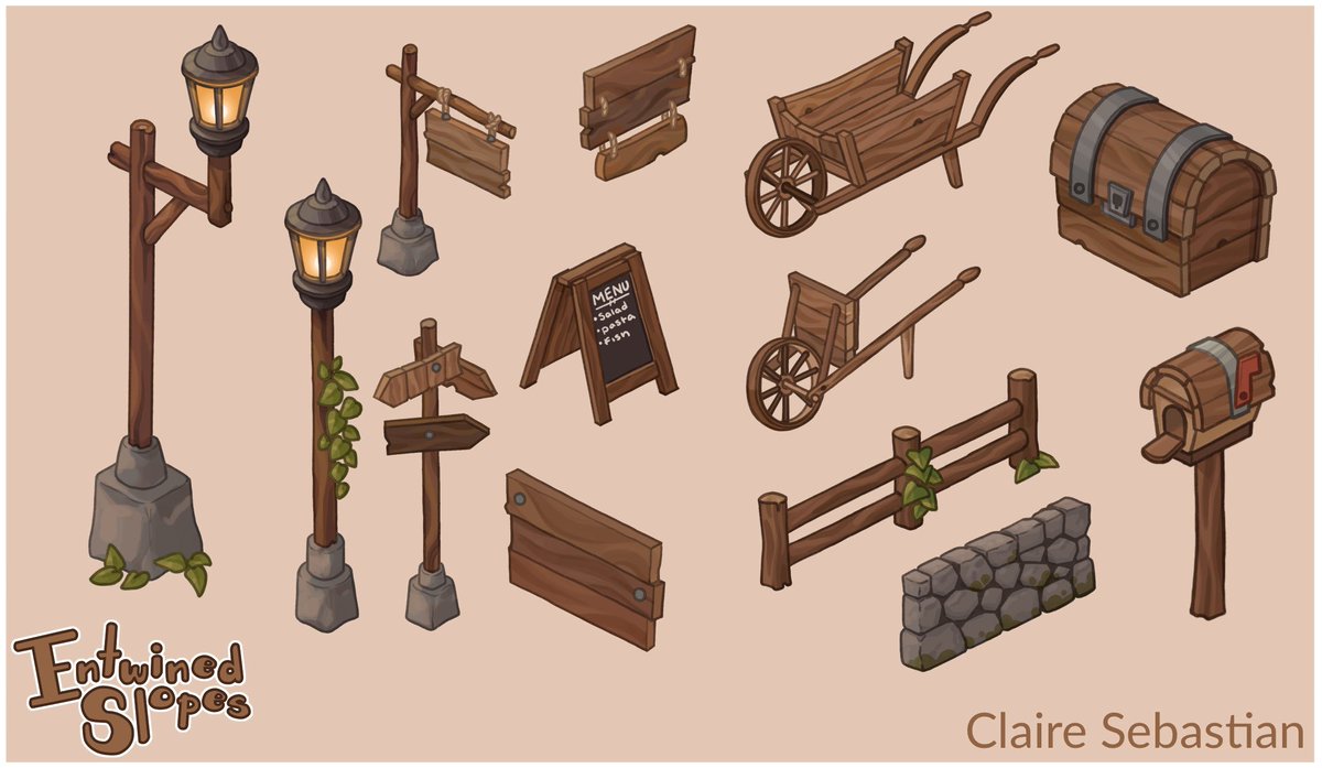 careously's tweet image. Hello #PortfolioDay ! My name is claire and Im an Illustrator/Concept artist looking to work in games!
I specialize in background design, and stylized props! 

📨 clairesebas@gmail.com
🌐 clairesebastian.com