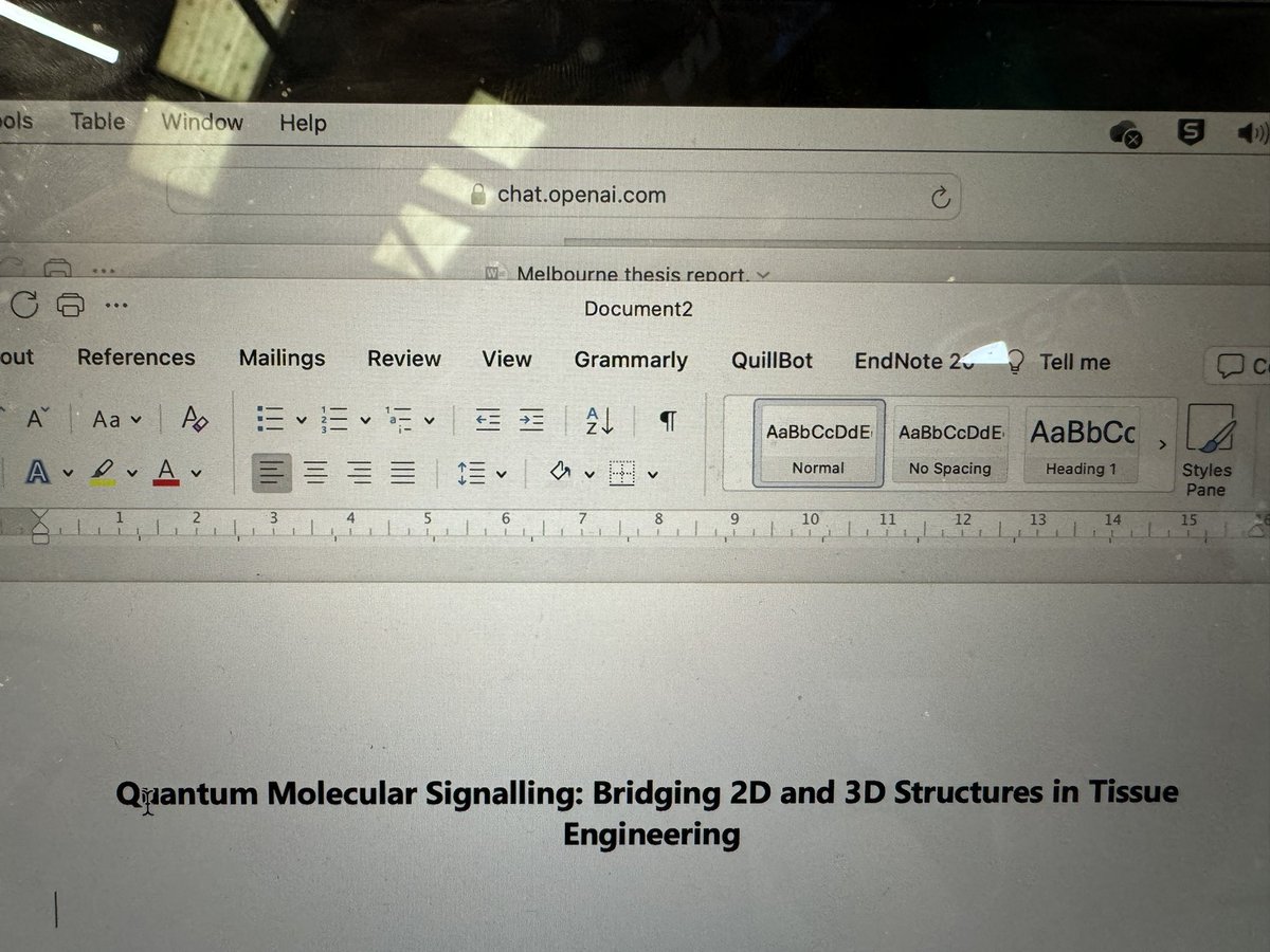 Just dived into writing a grant on #Quantum Molecular Signalling: Bridging 2D and 3D Structures in Tissue Engineering' can't wait to explore and share the cutting-edge of science and technology! #TissueEngineering #QuantumBiology #electrochemistry