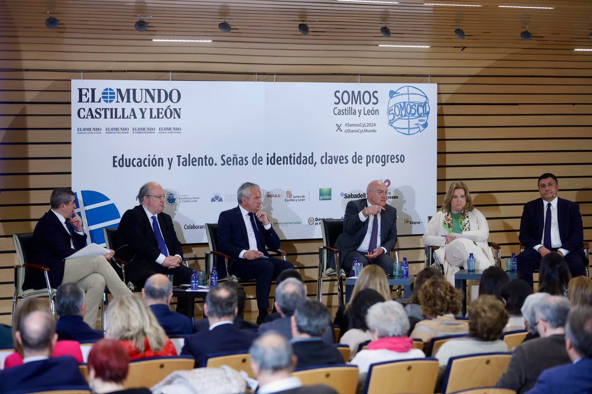 El presidente, @CarlosGarcia_PP, en las Jornadas #SomosCyL2024 de @DiarioCyLMundo.
“No podemos desperdiciar una sola oportunidad para generar la riqueza que emana del talento. Riqueza económica, social, cultural y tecnológica”.
#SomosCyL #HaciendoProvincia