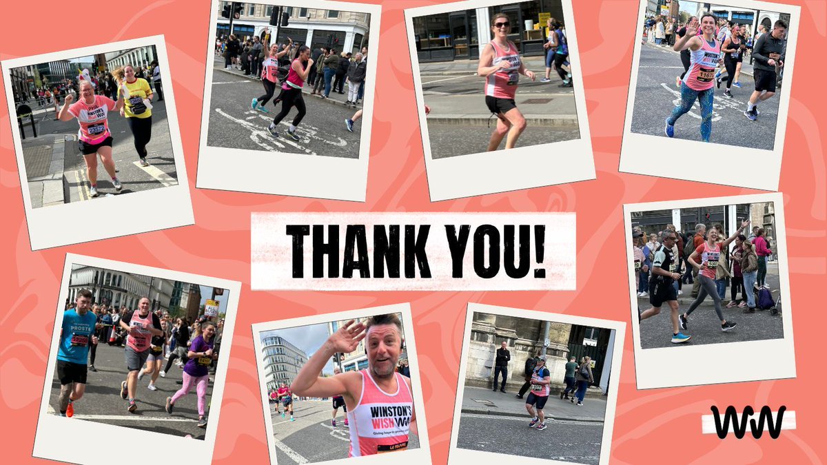 winstonswish's tweet image. ⭐  HUGE thank you to the #TeamWinston runners that smashed the London Landmarks Half Marathon on Sunday! 🎉 

You did fantastic and we loved cheering you on along the route. ❤️