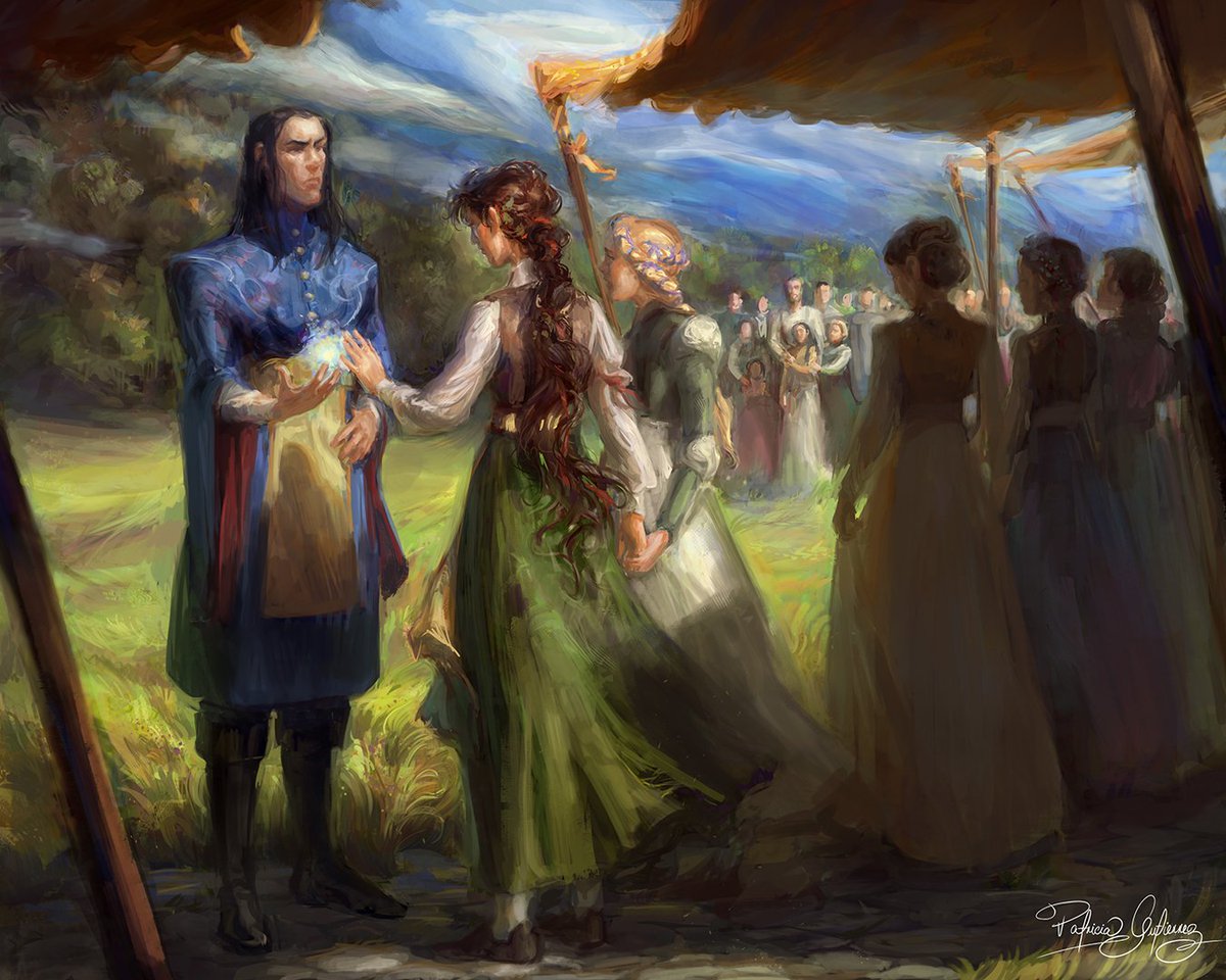 patricia_gm99's tweet photo. Hi! #PortfolioDay 
I'm Patricia, a freelance illustrator, lover of story-driven illustrations and painterly brushwork!
I'm currently looking for work. I'd love to do some fantasy book covers, and have the opportunity to work for WoTC someday!

✉️patriciagutierrez.art@gmail.com https://t.co/De9AnJC8Uy