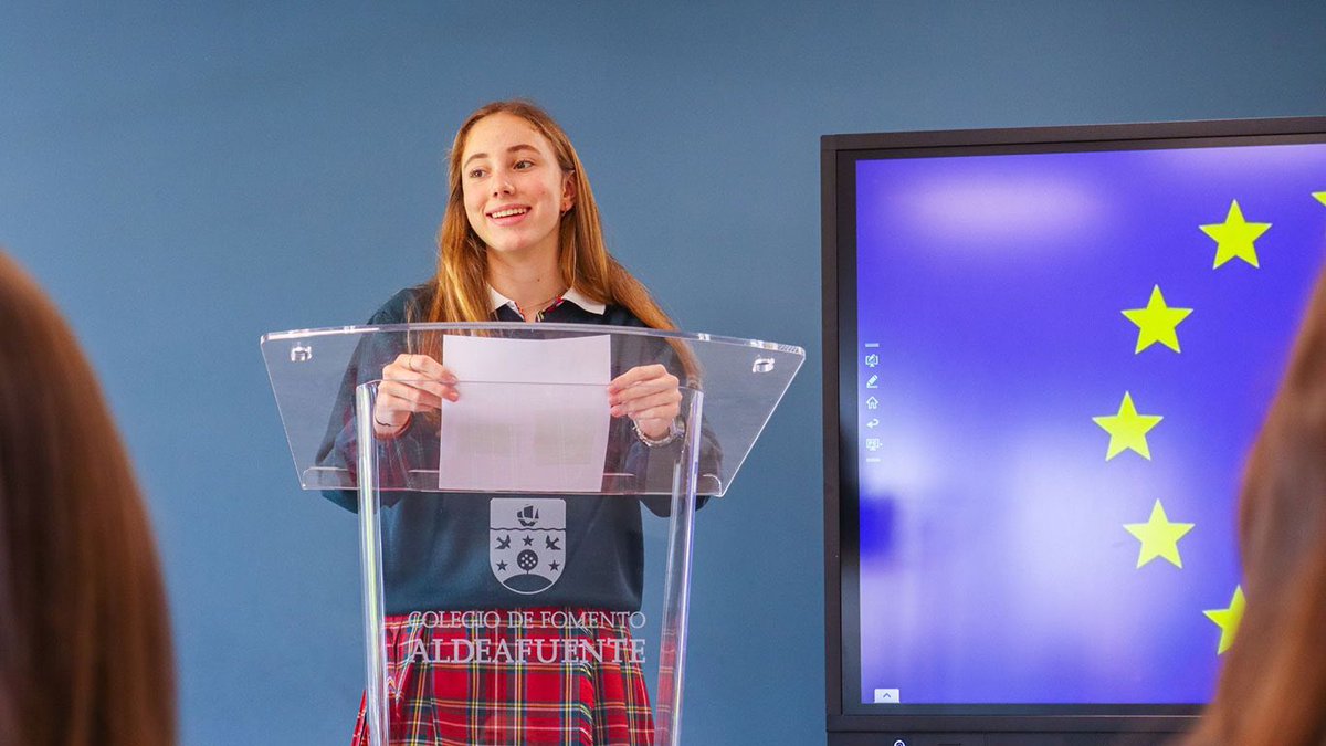 Por tercera vez consecutiva, un equipo de Aldeafuente ha sido seleccionado para participar en la fase nacional de EYP: la mayor plataforma de debate en Europa que ofrece a los jóvenes la oportunidad de negociar y resolver problemas actuales a nivel europeo. ¡Enhorabuena chicas!