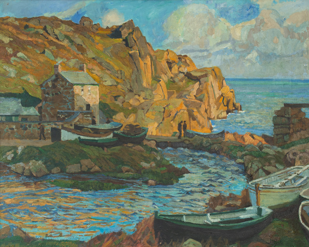 Latest Acquisition! We are delighted to report that Penlee House has received a generous donation from a private benefactor. This John Anthony Park (1878-1962) painting of Penberth was recently on show at Penlee House in the exhibition A Passion for Cornish Art, 2023.