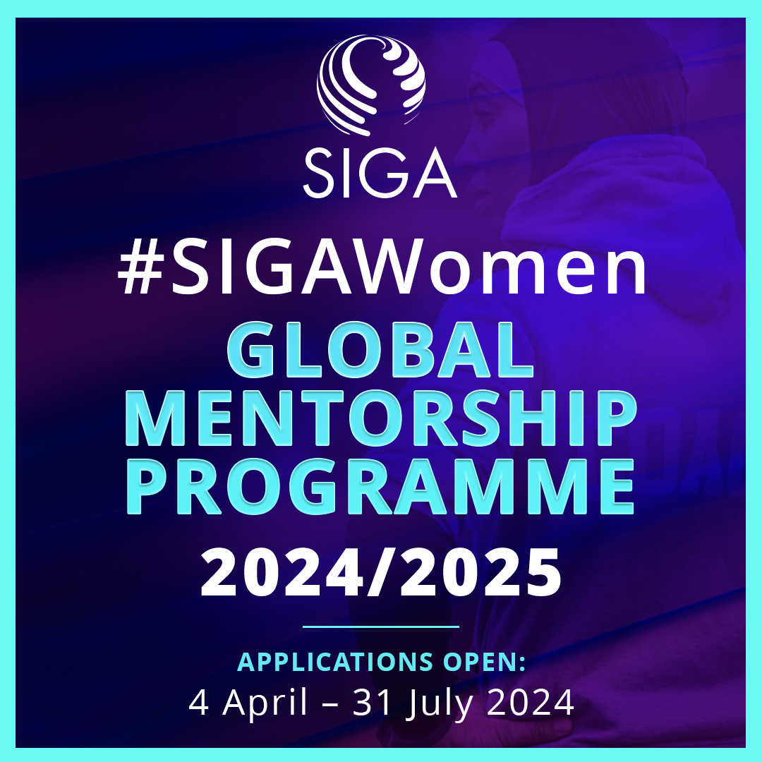 #SIGAWomen Global Mentorship Programme 2024/25 is on the way. Are you a woman aged 24 or over, and willing to set a leadership career in Sport? This programme is for you! Follow the link for more: 🔗 shorturl.at/clwSU #SideWithSIGA