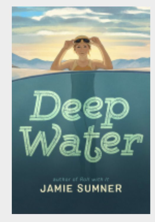 Happy book birthday Deep Water @jamiesumner_ A wonderful NIV abt Tully hoping mom will come back if she completes the Godfather Swim of 12 miles. Can she do it? #friendship #survival #perseverance #senseofpurpose @simonkids