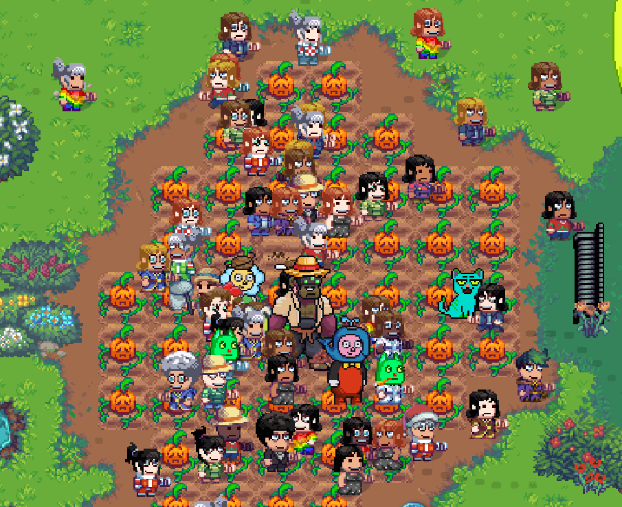 PixelCatGuy's tweet image. GM, Cats! 🌅 Happy Tuesday, Todays mission is to farm as many grumpkins as Possible, Wish me Luck🐈‍⬛😎🙌