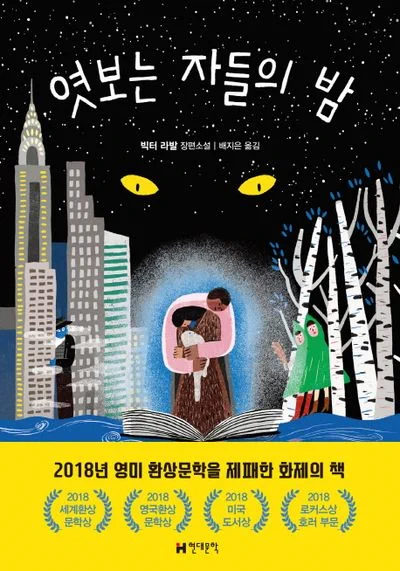 한국 표지는 위영문 표지는 아래엿보는 자들의 밤은 드라마화도 되었답니다.  