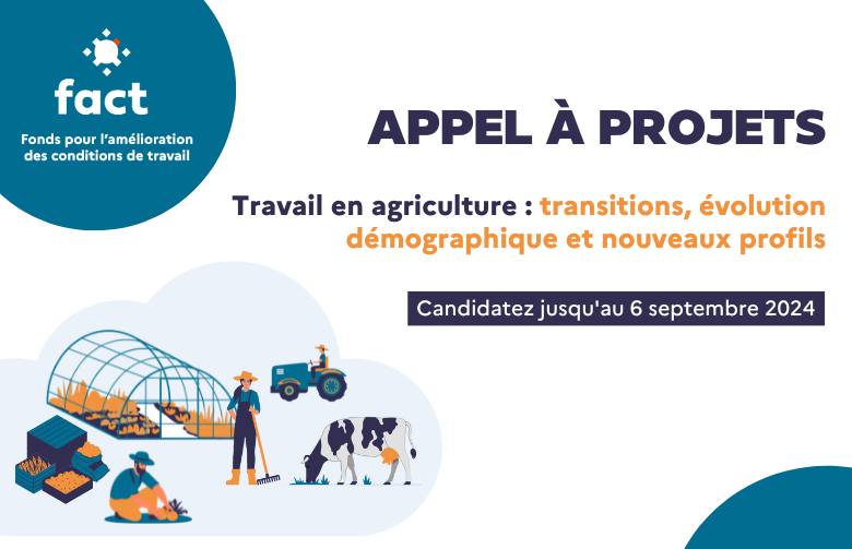 Appel à projets 'Travail en #agriculture : transitions, évolution démographique et nouveaux profils' - @Anact_ 📢 L'objectif : soutenir la transformation des modèles de production et de travail de la profession. ➡ Infos : anact.fr/travail-en-agr…