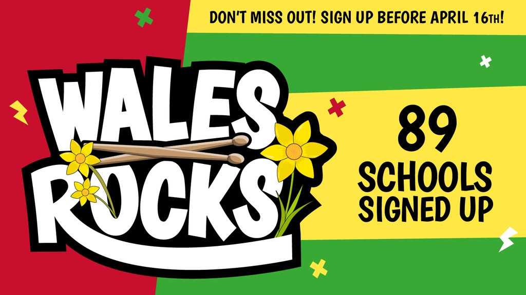 📅 1 week to go! Wales Rocks kicks off on April 16th. With 89 already signed up, you won't want to miss out. 🔗 Get your school involved for free here: ttrockstars.com/events/events-… 🤘