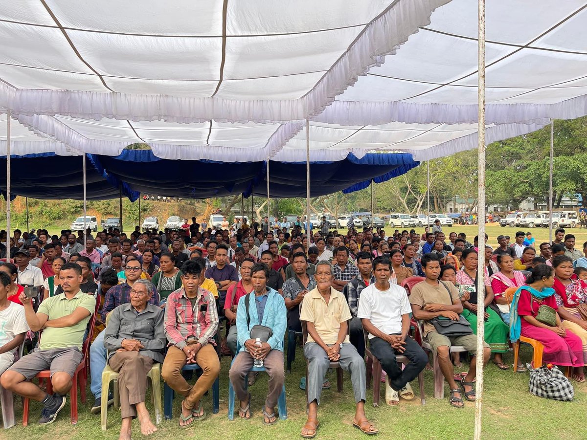 Seeking blessings for our candidate, Smt. Agatha Sangma, at Rongjeng in East Garo Hills. As the sitting MP for Lok Sabha, Agatha's connections in Delhi and her exemplary service to the Indian government speak volumes about her political acumen. With her strong background, she…