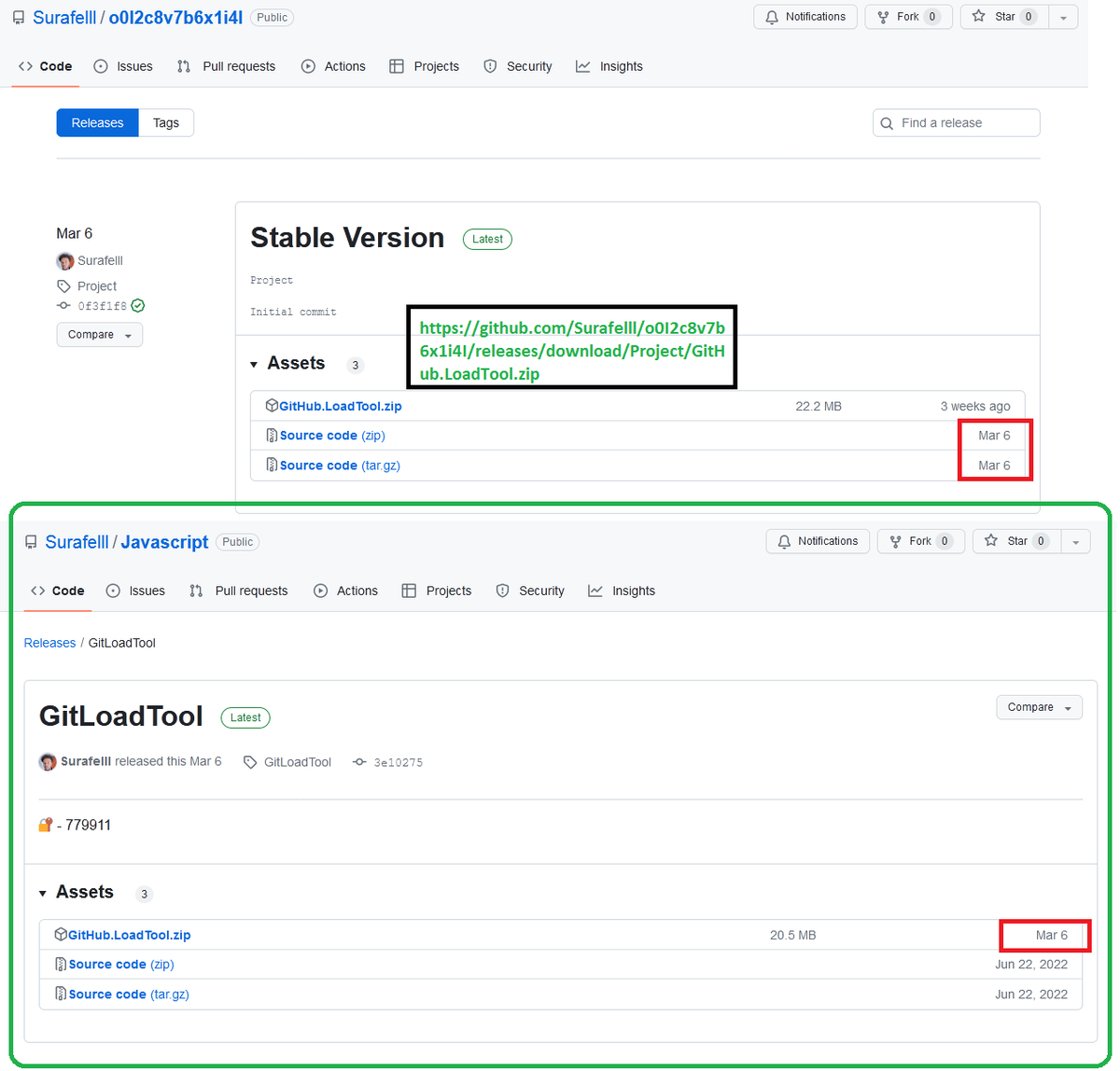 r3dbU7z's tweet image. #GitHubTool
Landing pages via #  hwid spoofer gta5
👇
Repos with download links
👇
Redirect to compromised sites
👇
Redirect to GitHub repos(compromised account)
👇
Zip:
GitHub.LoadTool\.zip 
👇
GitHubExecutor\.exe
opengl32/MpSvc\.dll[Signed M$]
Ref[1]:
virustotal.com/gui/file/75f0b…
