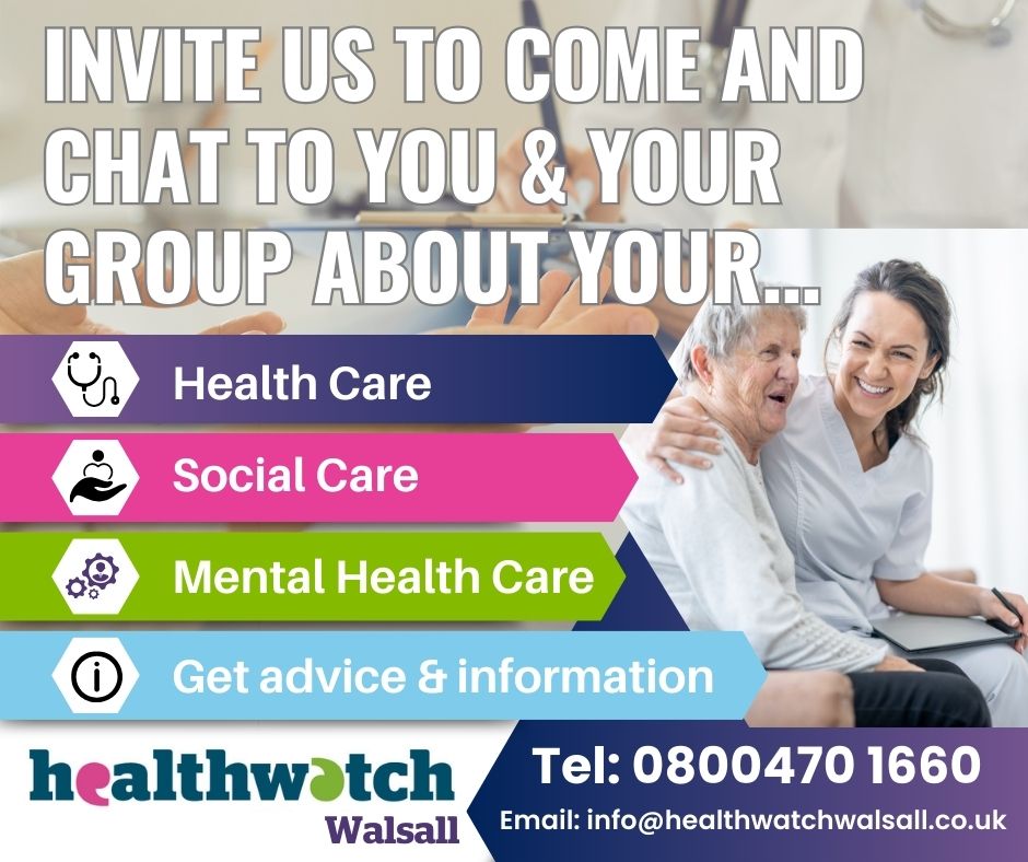 Invite us... #walsall #nhs #care #healthcare