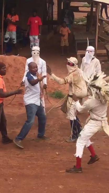 Ori ọkpa masquerade is out, please be careful when going out ndị Nsukka, they wounded a lady terribly today. Umu nwanyi tie your wrapper if you are going out. And avoid them by all means. I ran like Nwa okụkọ this morning, they are very fast, THEY ARE VERY FAST!!!