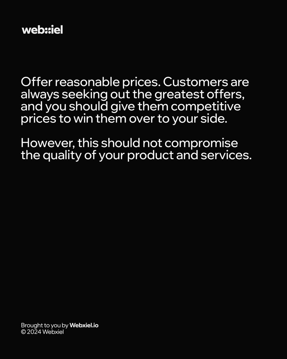 As a young and thriving business, why should your customers choose you?

Here are lots of good reasons why they should choose you over your rivals.

#businesstips #technews #branding