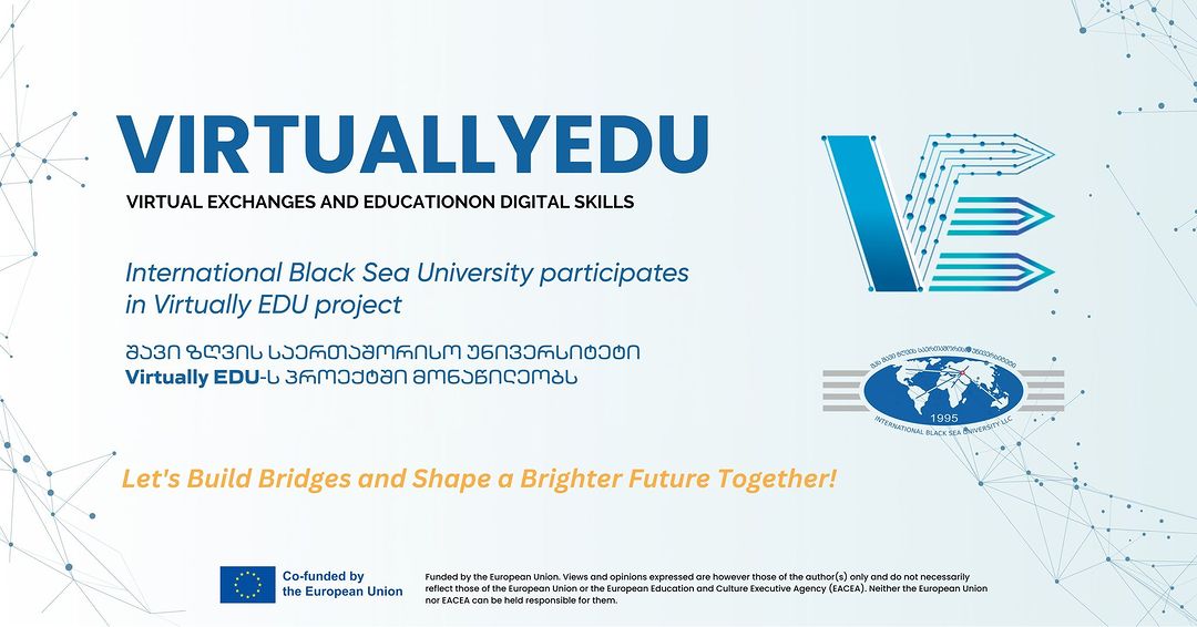 LuminisAbroad's tweet photo. 🇪🇺 International Black Sea University (IBSU) participates in Erasmus+ CBHE project Virtually EDU. https://t.co/IZ8pgMqya3