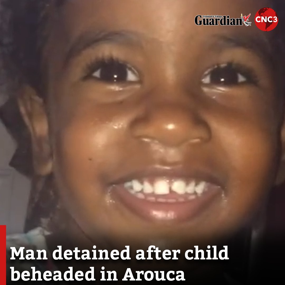 This is how police officers described the scene at Fifth Street, Five rivers, Arouca on Monday night where a four-year-old was beheaded. For more: cnc3.co.tt/man-detained-a…