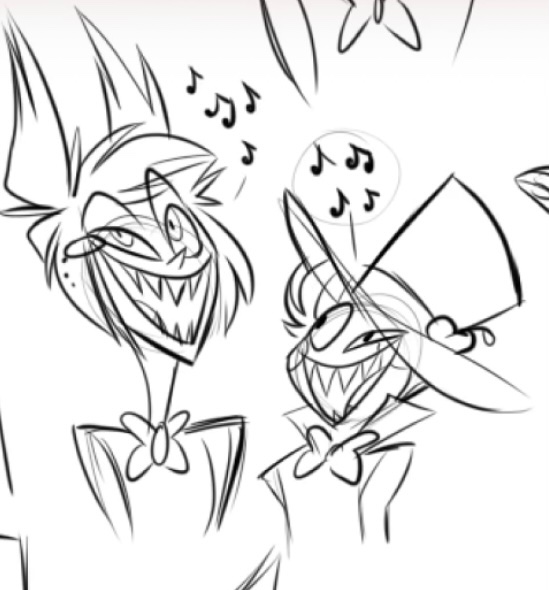 Clearly they're going to become buddies based on these vivziepop doodles