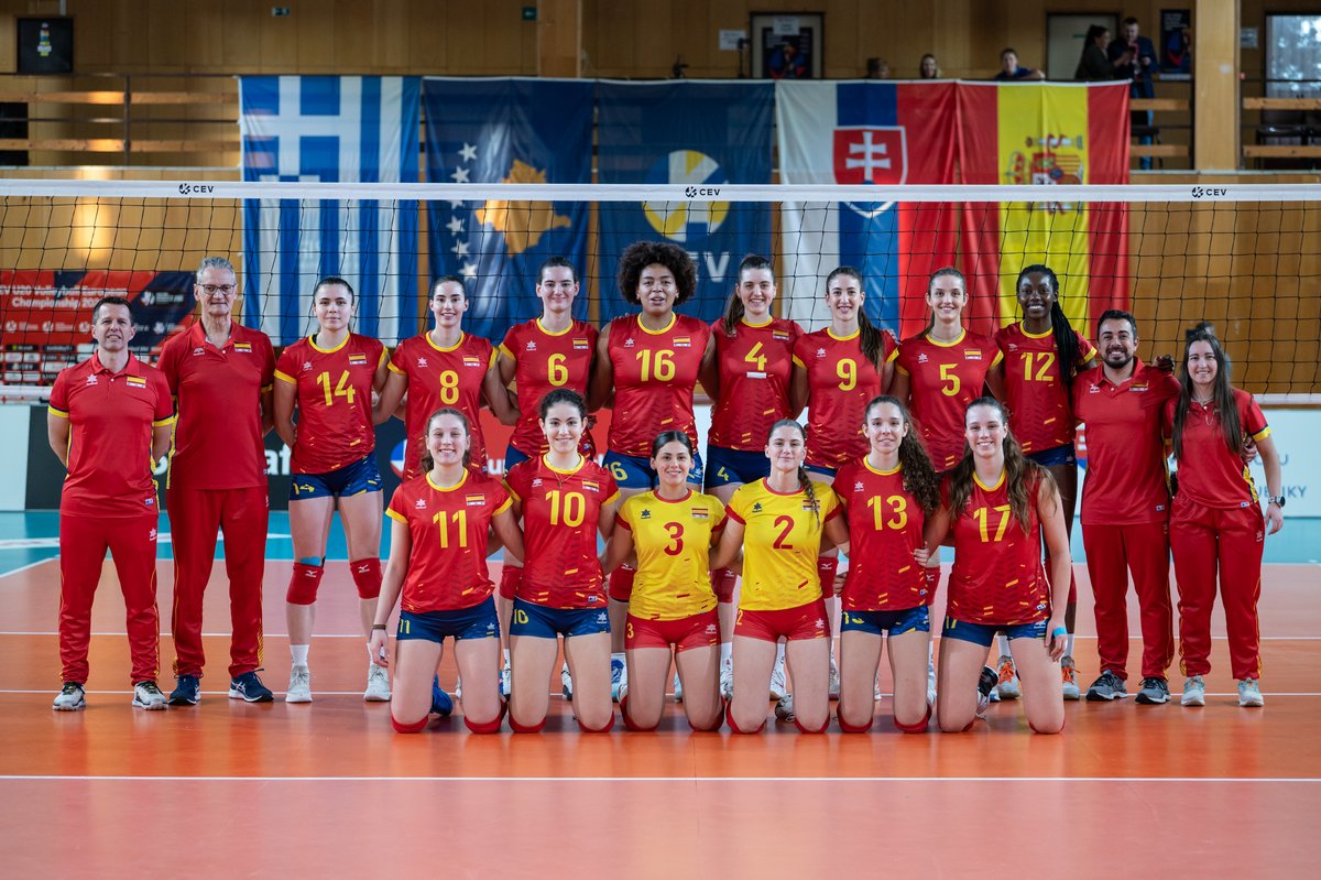 ¡ CLASIFICADAS ! La selección española Sub-20 Femenina, logra el billete para el Campeonato de Europa tras lograr el primer puesto en el clasificatorio de Pezinok (Eslovaquia). Un honor haber formado parte de este equipo que ha logrado un resultado histórico para nuestro país.