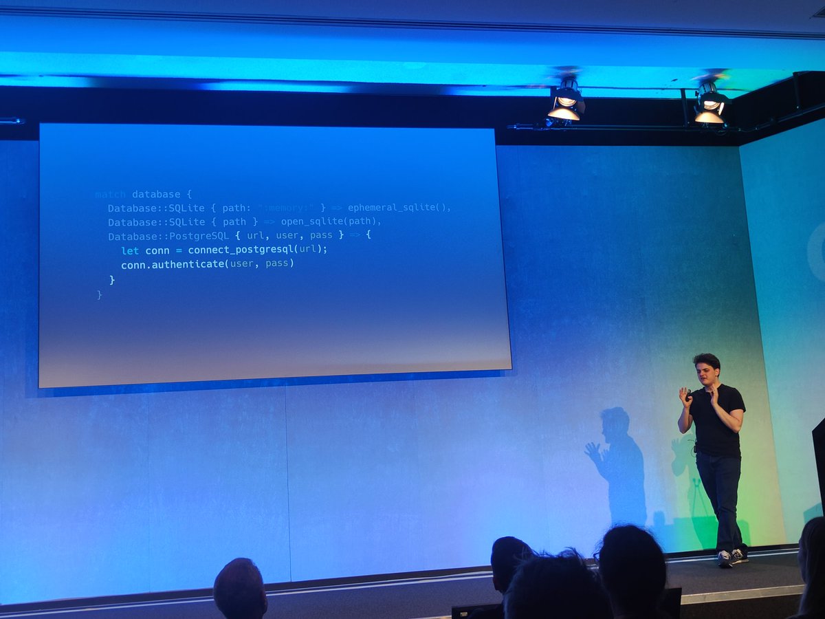 Amazing overview of Rust's memory safety by <a href="/pietroalbini/">Pietro Albini @pietroalbini@hachyderm.io</a> this morning. Can't wait to go and play with it for the first time! #QConLondon