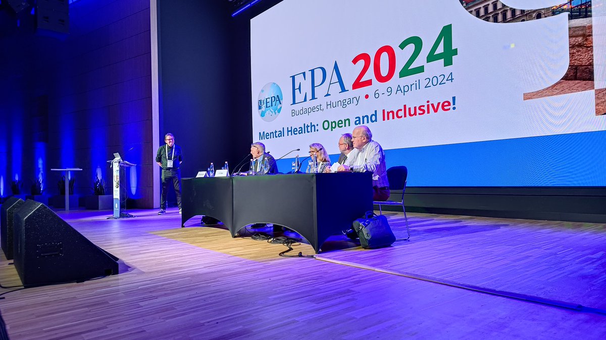 🌟 The EPA-HORATIO-EFPA-GAMIAN-EUFAMI Joint Symposium focusing on 'Mental Health Workforce: Challenges and Solutions' is taking place now in Room P1-P2-P3 and via live-stream. 💬 Join us! tinyurl.com/Virtual-Portal @EUFAMI @GAMIAN_Europe @EFPA_EuroPsy @Horatio_Web #EPA2024