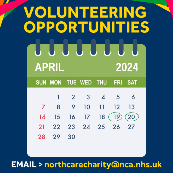 We're looking for #volunteers to support us with two collections this month! Find out more and see our other opportunities at northcarecharity.org/volunteer 💚 #volunteering Get in touch if you can spare some time to help us raise vital funds! 💌