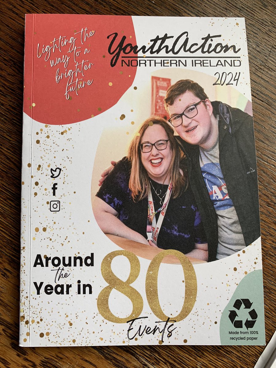 If there was ever cause for party … @YouthActionNI championing and supporting young people in N.Ireland for 80 years. Well done 👏 and happy birthday 🥳