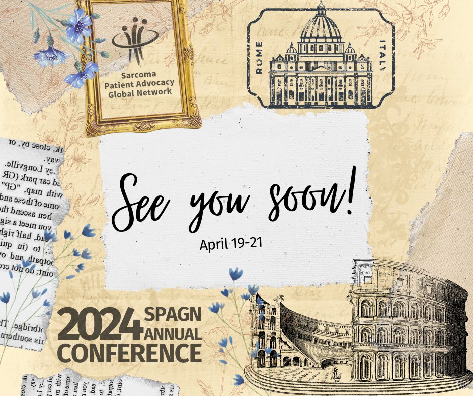 Only TEN DAYS LEFT until our 2024 SPAGN Annual Conference! This year we are gathering in #Rome and celebrating #15yearsofSPAGN. Are you coming? Like, comment, and share this post, and we will see you soon. #SPAGN2024 #sarcoma