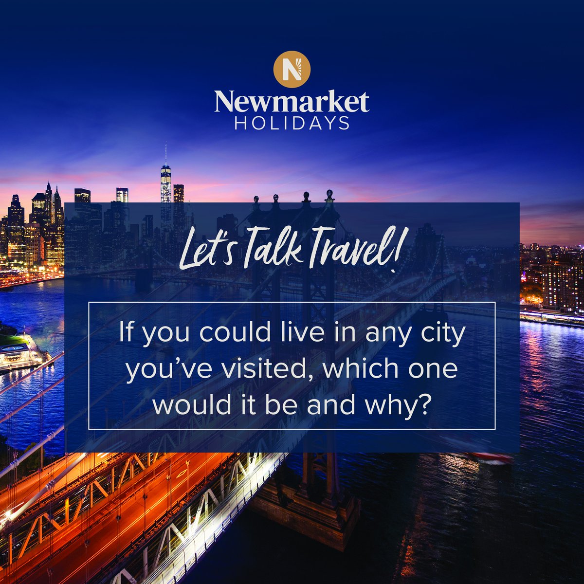 Spending hot summers in Seville, wandering the cobbled streets of the old town in Krakow or soaking up Memphis' vibrant music scene - are there any places you have travelled to which you could imagine living in?