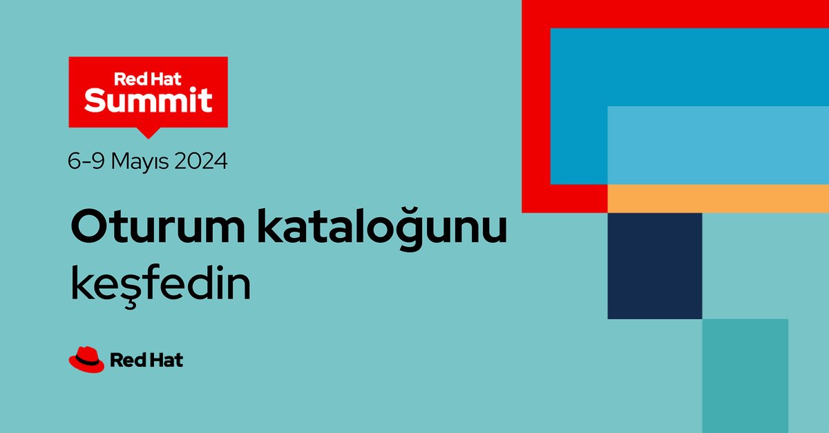 BT'de bir sonraki adıma hazır mısınız? RHSummit + #AnsibleFest 2024 oturum kataloğu artık mevcut. Otomasyondan #AI 'ye ve daha birçok konuda oturumlar içeren oturum kataloğumuzu keşfetmek için kaydolun: bit.ly/49JQWXr