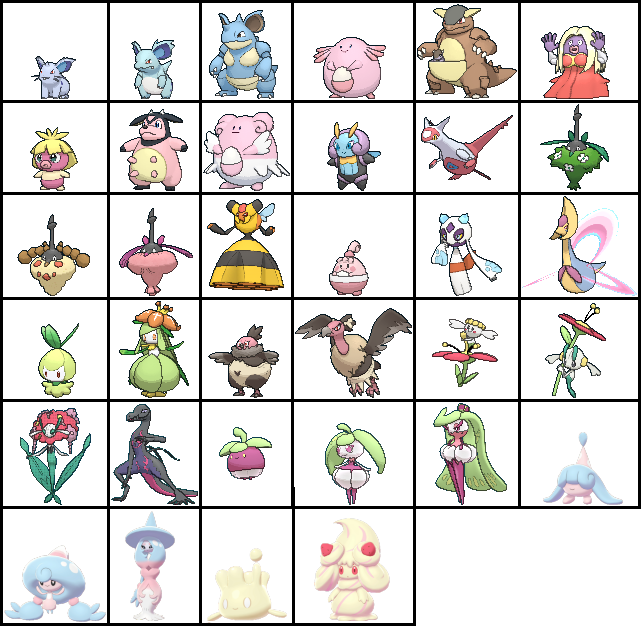 arkclaimer's tweet photo. what is your favorite female only Pokemon? https://t.co/mZeSs2cmi2