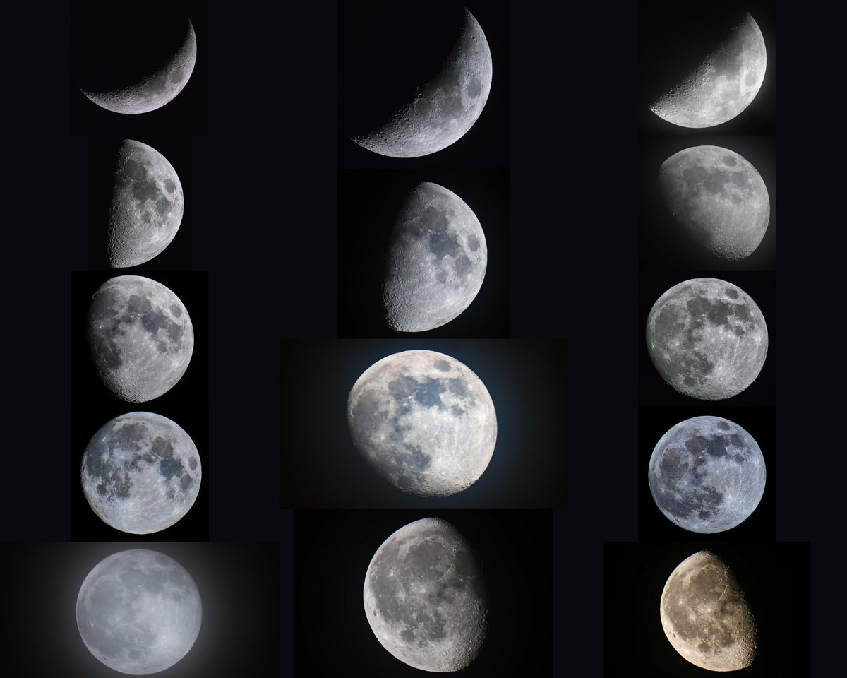 A collage of 2024s Worm moon.
#MoonHour