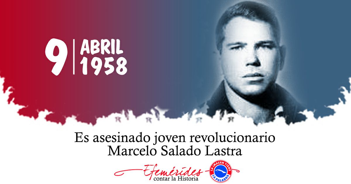 Los que mueren por la vida
No pueden llamarse muertos
Y a partir de este momento
Es prohibido llorarlos…

👉Gloria eterna a los mártires del 9 de abril.

#CubaViveEnSuHistoria