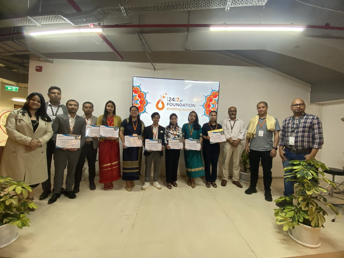 🎓 Celebrating the success of our 2nd Udaan batch of CSR graduates! 🎉 We celebrated a milestone! Our 2nd CSR batch completed their certification ceremony on 4th Apr 2024! Our mission was to equip underprivileged youth with the skills they need to thrive in today's job market.