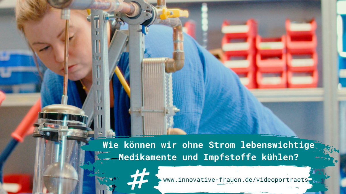 In entlegenen Gebieten gibt es oft keine (verlässliche) Stromversorgung - ein Problem u.a. für die #Kühlung von Medikamenten und Impfstoffen. #Gründerin Julia Römer hat dafür eine Lösung gefunden. Zum Videoporträt: youtu.be/xRYrPN9tmUU?si… #InnovativeFrauen #Innovation