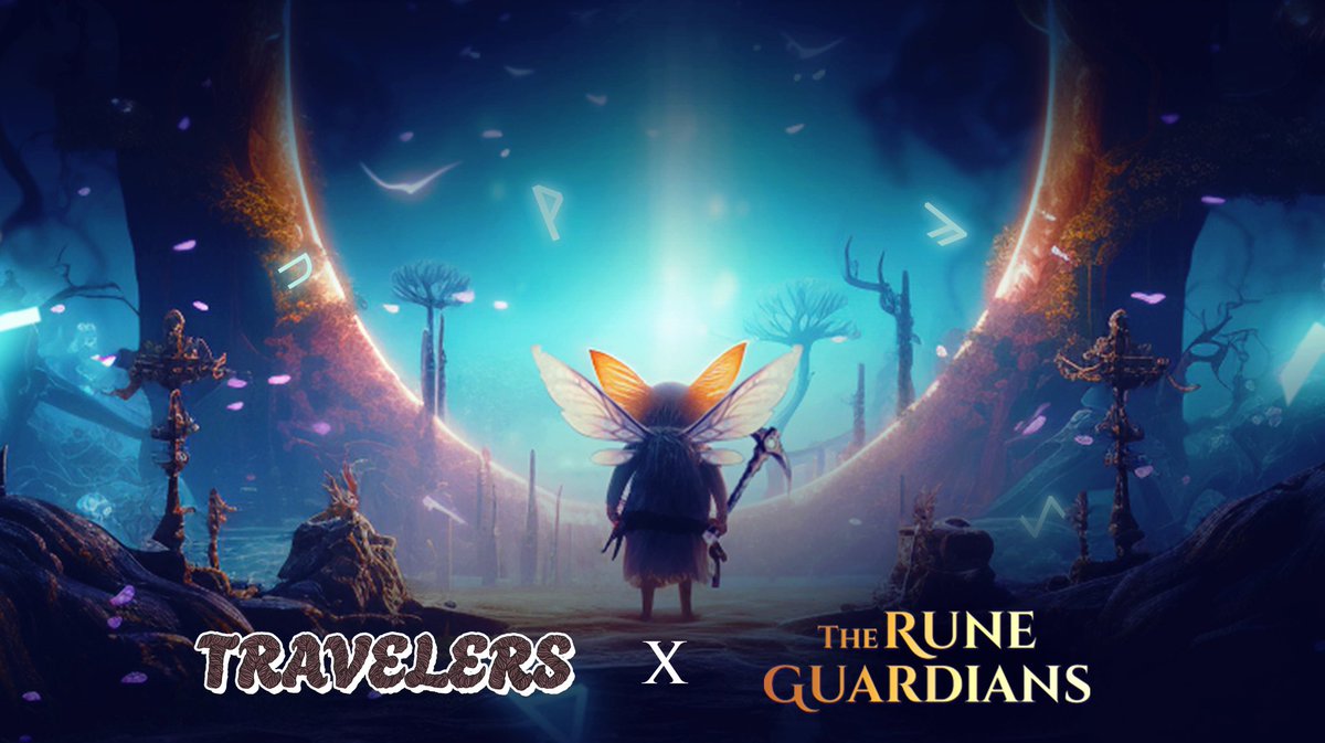 Pleased to announce our collab with @RuneGuardians Let’s traveler together ✈️