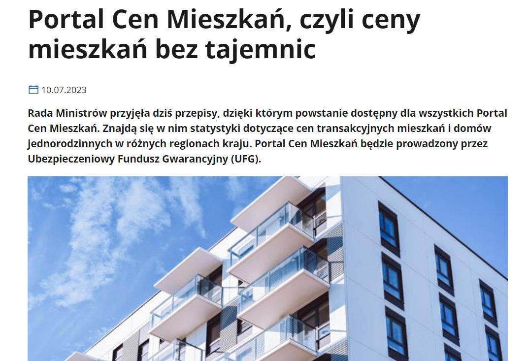 🏠DOM - tak się ma nazywać nowy portal do publicznego monitoringu cen mieszkań. Pomysł poprzedniego rządu (patrz poniżej) wrócił we wczorajszym projekcie ustawy o kredycie #naStart (#KredytNaStart). Czy tym razem się uda uruchomić taki portal? Szanse większe niż poprzednio.…