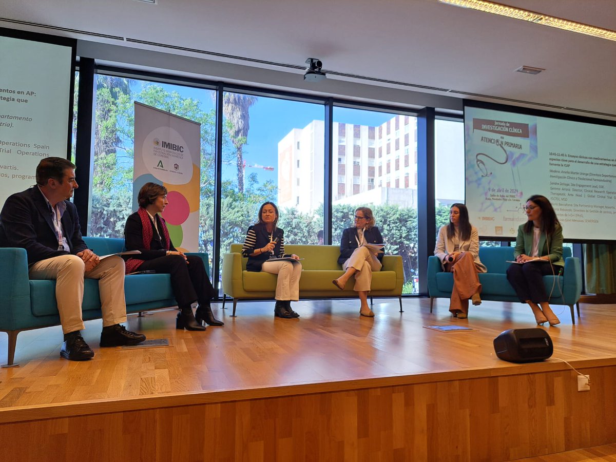 IMIBIC's tweet photo. 🏥💊@IMIBIC, @agsnortecordoba,@SaludAPCordoba,
@HospInfantaMarg y @Farmaindustria se unen en una Jornada de Investigación Clínica en Atención Primaria para impulsar el desarrollo de ensayos clínicos en el primer nivel asistencial en #Córdoba

📰👉https://t.co/2dC3Wr3FSx https://t.co/QCF1tGPEIC