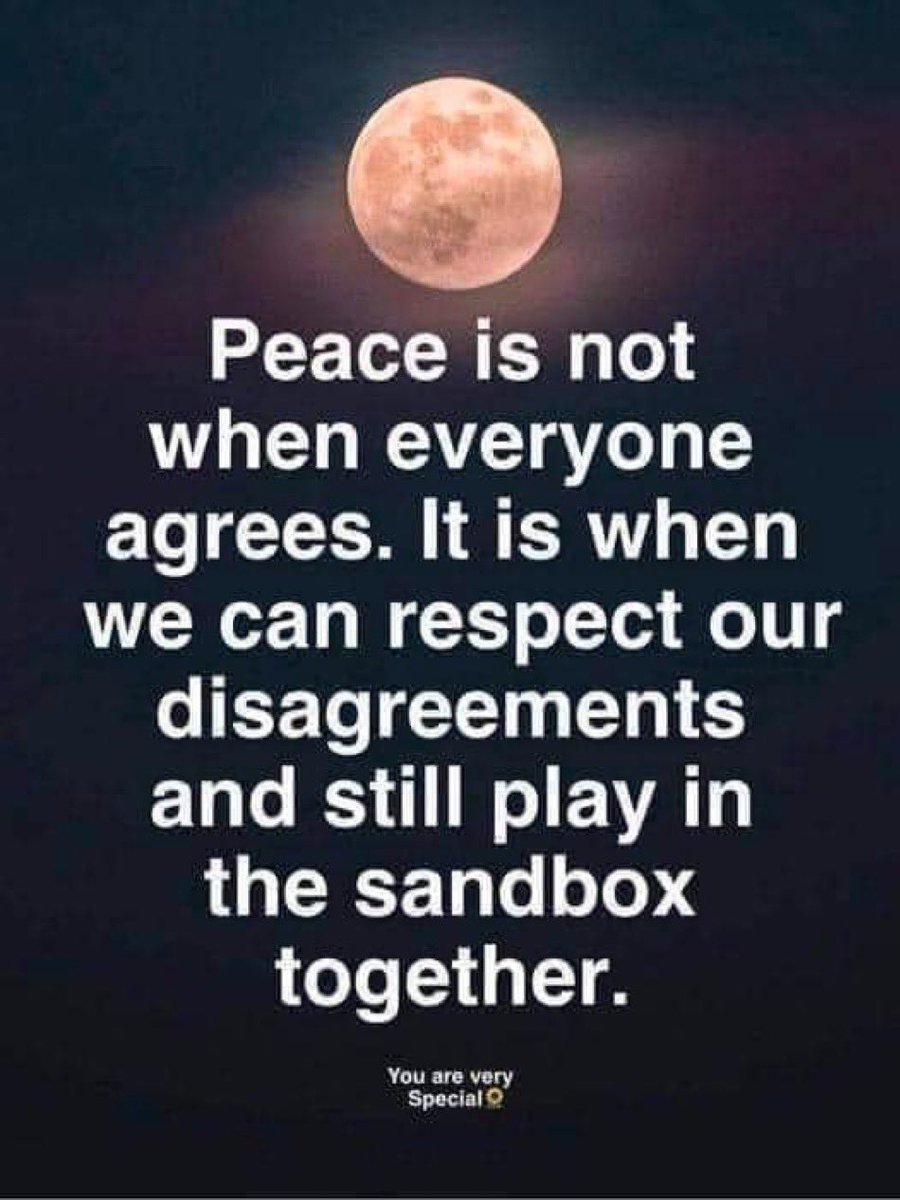 Disagreements are part of our working & personal lives, and often a means to an end, a way to work out our differences and reach a conclusion. But it’s all about our REACTION to conflict, when it comes to experiencing PEACE. We need to respect each other despite our differences!