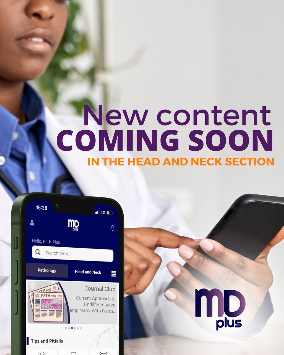 MDplusApp's tweet photo. New modules from MD Plus are being developed by a leading team in the field of head and neck pathology diagnostics. These are contents that will make a difference in the diagnostic routine of physicians and students in this specialty. #mdplus #medical #pathology https://t.co/frgMvl2zvv