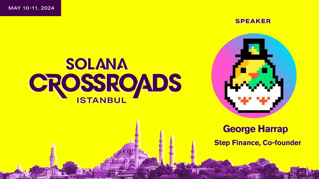 Solana’s largest community run event is only a month away now. @SolanaCrossroad Thousands of ppl from across the ecosystem, come join us with the code ‘solana’ for 25% discount