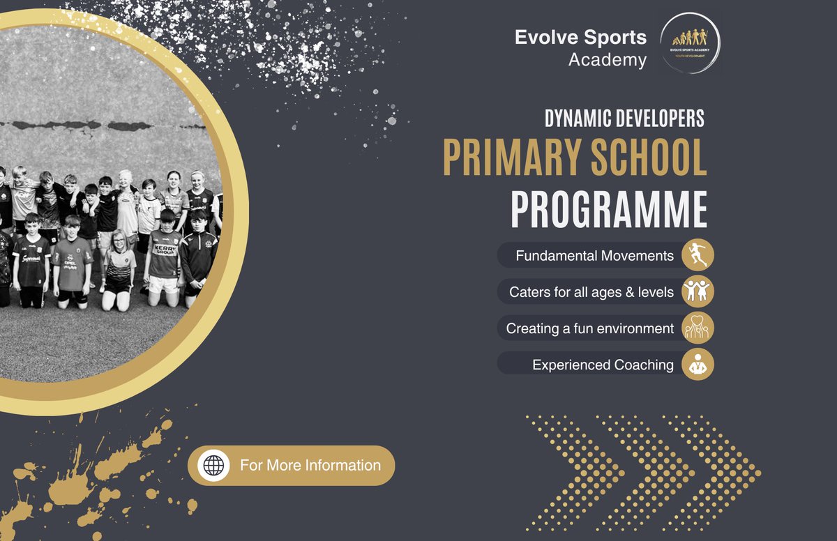 evolvesa22's tweet image. A FUNdamental programme designed specifically with Primary Schools in mind. Message us today to sign up your school for an active week session or to find out more information.