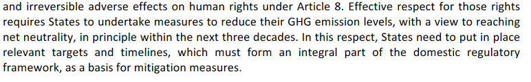 klimarecht's tweet image. Das heutige Klima-Urteil des #EGMR short &amp;amp; simple auf Österreich umgelegt: Das Fehlen des #Klimaschutzgesetzes verletzt die Menschrechtskonvention. 
#KlimaSeniorinnen
Näheres dazu hier: hudoc.echr.coe.int/app/conversion…
