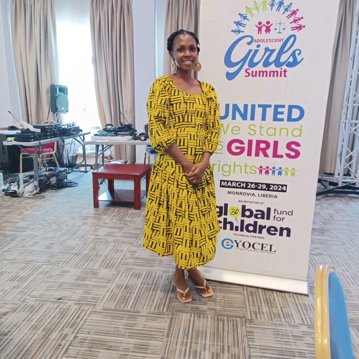 Our E.D @AdesuwaAdibeli spent four impactful days at the West Africa Adolescent Girls Summit in Monrovia Liberia 🇱🇷, as a Youth Leadership Council member of Global Fund for Children. This gathering, focused on adolescent girls' rights, was indeed a transformative experience.