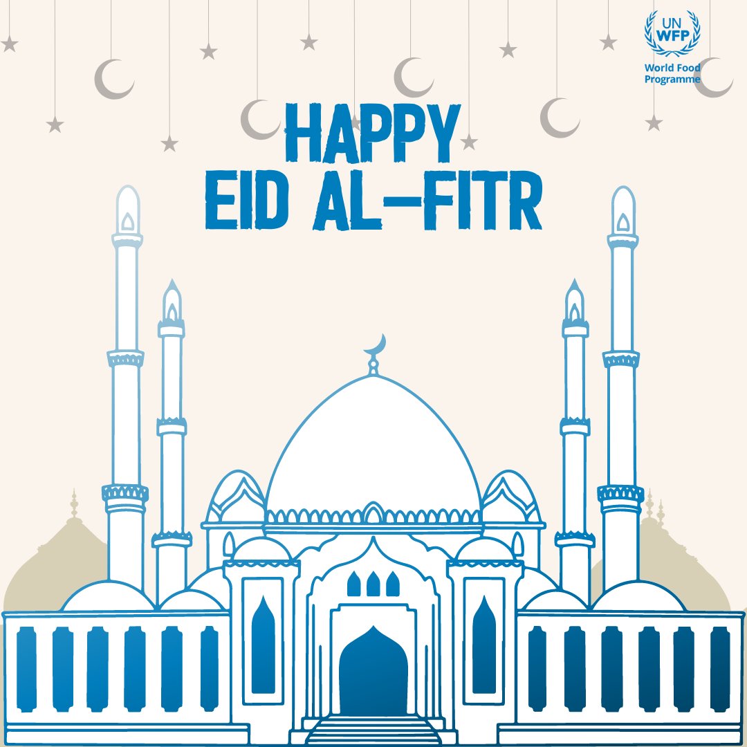 WFP wishes the Muslim Community in South Sudan a prosperous Eid filled with joy, peace, and endless blessings. Eid Mubarak to you and your family! 🌙🤲🏿