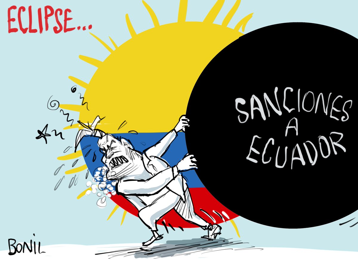 Precisamente el mismo día del ECLIPSE solar, un 'patriota' amargado y vengativo, sugería públicamente que se viera otro eclipse que oscureciera al Ecuador. ¿Se puede ser tan miserable?