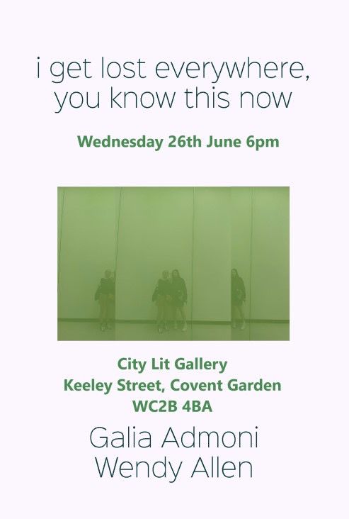 Our brilliant #writing alumni @galiamelon & @_WendyCaitlin will be celebrating their collection 'i get lost everywhere, you know this now' with a special event at @citylit in June. Reserve your free place today ➡️ eventbrite.com/e/i-get-lost-e…