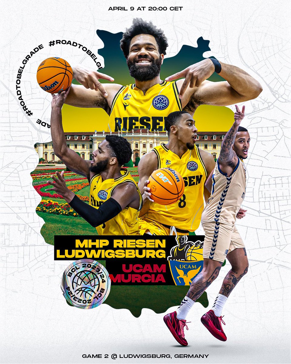 MHP RIESEN still reign in the Ludwigsburg Castle, but... what if UCAM Murcia ruled it for a day? 👑🤫

#BasketballCL | #RoadtoBelgrade